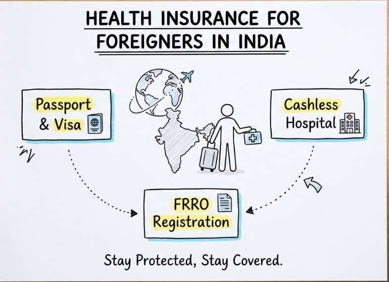 health insurance for foreigners in India